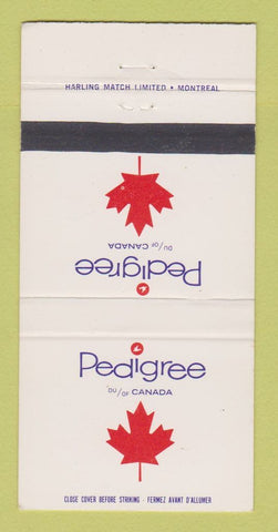 Matchbook Cover - Pedigree Du of Canada Clothes WEAR 30 Strike