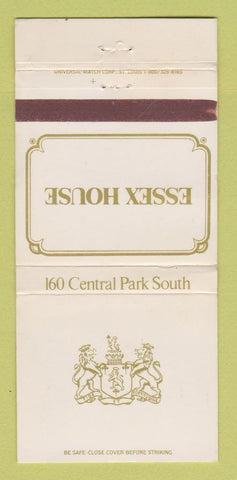 Matchbook Cover - Essex House New York City WORN 30 Strike