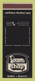 Matchbook Cover - Jeans Shop Koln Bonn Germany? SAMPLE 30 Strike