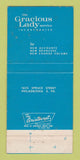 Matchbook Cover - Gracious Lady Services Philadelphia PA 30 Strike