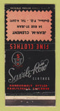 Matchbook Cover - Savile Row Men's Clothes Jean Clement Quebec QC WEAR 30 Strike