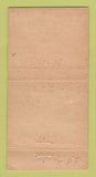 Matchbook Cover - Savile Row Men's Clothes Jean Clement Quebec QC WEAR 30 Strike