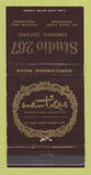 Matchbook Cover - Studio 267 Clothes Toronto ON Willowdale Mantique 30 Strike
