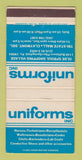 Matchbook Cover - Uniforms Inc Springfield PA WEAR 30 Strike