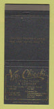 Matchbook Cover - Vito Chiechi Men's Clothes Little Rock Pine Bluff AR 30 Strike