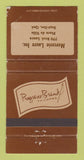 Matchbook Cover - Progress Brand Men's Clothes Sept Iles QC #1 WORN 30 Strike