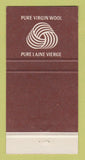 Matchbook Cover - Progress Brand Men's Clothes Sept Iles QC #2 WEAR 30 Strike