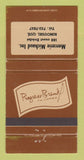 Matchbook Cover - Progress Brand Men's Clothes Michaud Rimouski QC 30 Strike