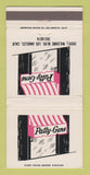 Matchbook Cover - Patty Gene Los Angeles CA Boutique Women's Clothes 30 Strike