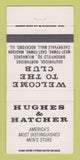 Matchbook Cover - Hughes & Hatcher Men's Clothes Milwaukee Madison WI 30 Strike