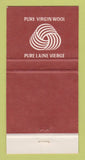Matchbook Cover - Progress Brand Men's Clothes Notre Dame Du Lac QC 30 Strike