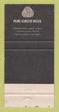 Matchbook Cover Progress Brand Men's Clothes Cote Marmen Levis QC WEAR 30 Strike