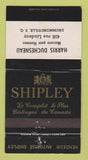 Matchbook Cover - Shipley Men's Clothes Duchesneau Drummondville QC 30 Strike
