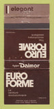 Matchbook Cover - Euro Forme Pants Montreal QC WORN 30 Strike