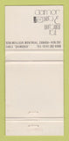 Matchbook Cover - Euro Forme Pants Montreal QC WORN 30 Strike