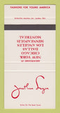 Matchbook Cover Jonathan Logan Clothes Montreal Dallas Chicago SAMPLE 30 Strike