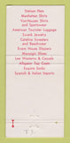 Matchbook Cover - Mr John's Men's Clothes 1963 Brownsville TX WEAR 30 Strike