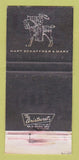 Matchbook Cover - Hart Schaffner Marx Men's Clothes Inglwood CA WORN 30 Strike