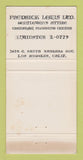 Matchbook Cover - Frederick Lewis Men's Clothes Los Angeles CA WEAR 30 Strike