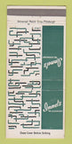 Matchbook Cover - Immel's McKeesport PA Clothes 30 Strike