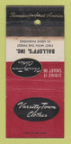 Matchbook Cover - Varsity Town Clothes Baloff's WORN 30 Strike