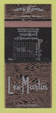 Matchbook Cover - Lee Martin Men's Clothes Orange Port Arthur TX LA 30 Strike