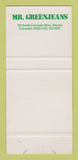 Matchbook Cover - Mr Greenjeans Colorado Denver Colorado SAMPLE 30 Strike