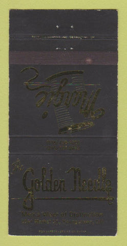 Matchbook Cover Margie Golden Needle Men's Clothes Youngstown OH WEAR 30 Strike