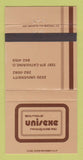 Matchbook Cover - Unisexe Boutique Clothes Montreal? QC 30 Strike