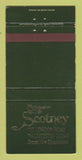 Matchbook Cover - Christopher Scotney Clothes Leicester? UK 30 Strike