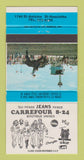 Matchbook Cover - Jeans Carrefour Boutique St Hyacinthe QC clothes 30 Strike