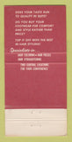 Matchbook Cover - John Carlo's Men's Clothes San Francisco CA Fairmont 30 Strike