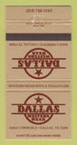 Matchbook Cover - Dallas Western Clothes TX 30 Strike