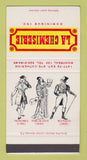 Matchbook Cover - La Chemiserie Dominique Clothes Montreal WORN SAMPLE 30 Strike