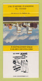 Matchbook Cover - Carrefour Jeans Boutique St Hyacinthe QC 30 Strike
