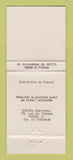 Matchbook Cover - Brummell Men's Clothes Paris France WEAR