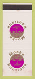 Matchbook Cover - Moche Boutique Clothes Cannes France WEAR