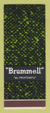 Matchbook Cover - Brummell Au Printemps France