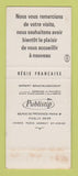 Matchbook Cover - Vetements Marchand Freres Clothes Leclerc France SAMPLE WEAR