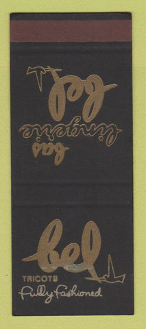Matchbook Cover - Bel Tricots Clothes Llingerie France WEAR