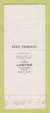 Matchbook Cover - Petitjean Tissus Bonneterie Versailles France WEAR SAMPLE