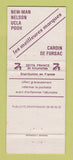 Matchbook Cover - La Boutique de la Mode Clothes Brest France WORN