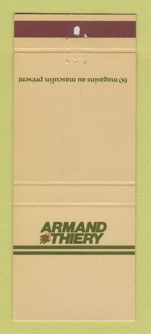 Matchbook Cover - Armand Thiery Clothes? France Paris