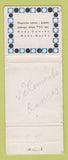 Matchbook Cover - Sklepy Typu Moda Damska Clothes Poland? WORN