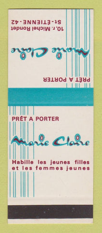Matchbook Cover - Pret A Porter Marie Claire Clothes France St Etienne SAMPLE