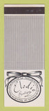 Matchbook Cover - Elodie Boutique Thiers France SAMPLE WEAR