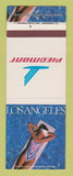 Matchbook Cover - Piedmont Airlines Los Angeles CA girlie