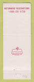 Matchbook Cover - Piedmont Airlines Los Angeles CA girlie