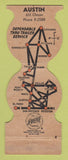 Matchbook Cover - Southern Plaza Line Trucking Austin TX Jewelite
