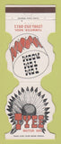 Matchbook Cover - Tyee Motor Inn Tom Tom Room Tumwater WA Jewelite